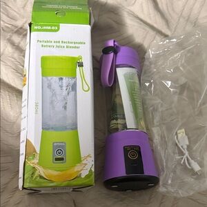 Portable Rechargeable Juice Blender -  Purple color
